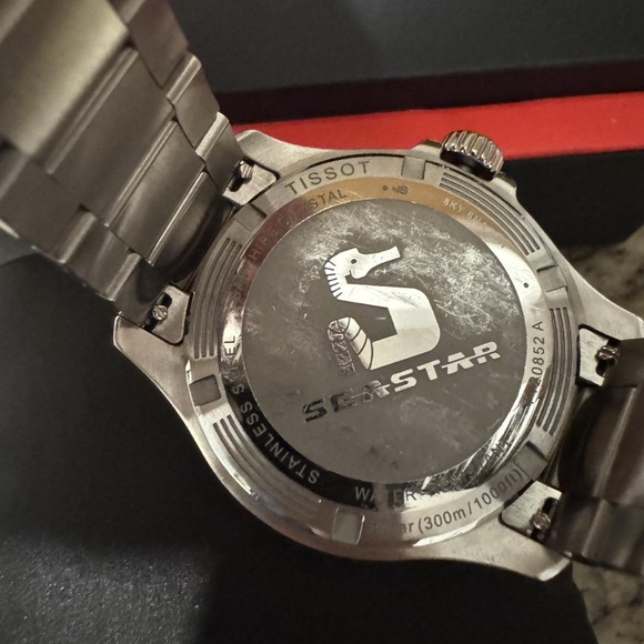 Tissot Black and Green GMT Watch - Picture 5 of 5